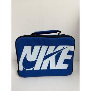 Nike Insulated Lunch Bag Unisex OS Blue Polyester Classic Logo School Travel 6L